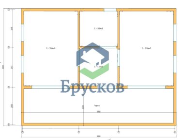 дом профилированного бруса